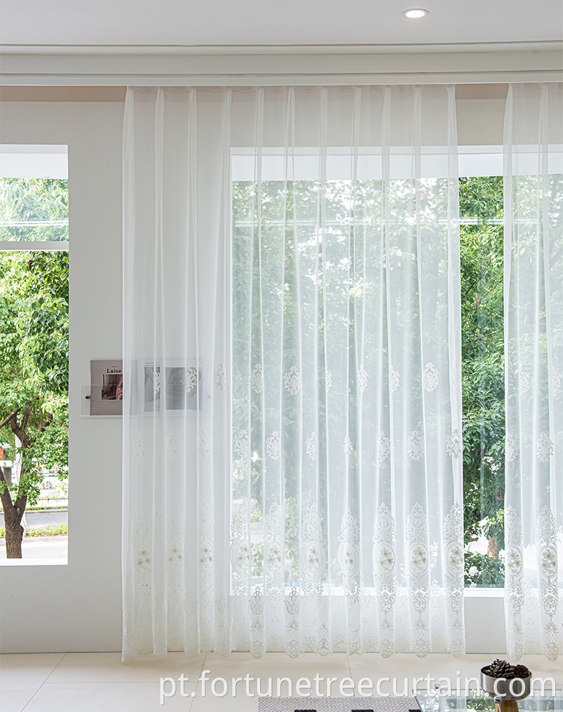 Shading Tulle Window Curtain Sheer